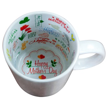 MUG BLANCO 11 Onzas ESTAMPADO INTERNO