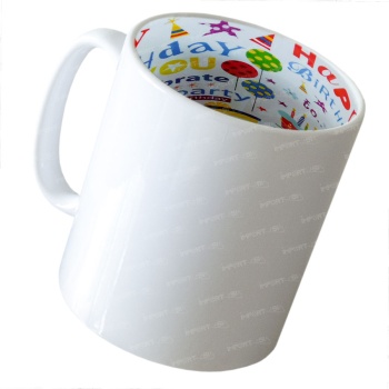 MUG BLANCO 11 Onzas ESTAMPADO INTERNO