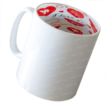 MUG BLANCO 11 Onzas ESTAMPADO INTERNO