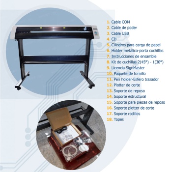 Plotter de corte Redsail RS1360C