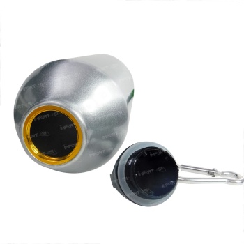 CARAMAÑOLA METALICA PLATEADA 600ml