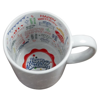 MUG BLANCO 11 Onzas ESTAMPADO INTERNO