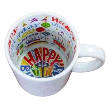 MUG BLANCO 11 Onzas ESTAMPADO INTERNO