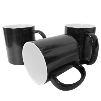 Mug mágico 11 Onzas - Negro-blanco brillante