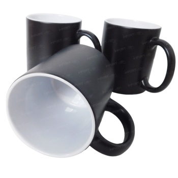 Mug magico 11 Onzas - negro-blanco Mate