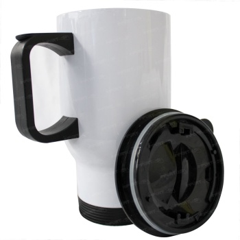 TERMO PARA CARRO 450ML - BLANCO