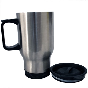 TERMO PARA CARRO 450ML - PLATEADO